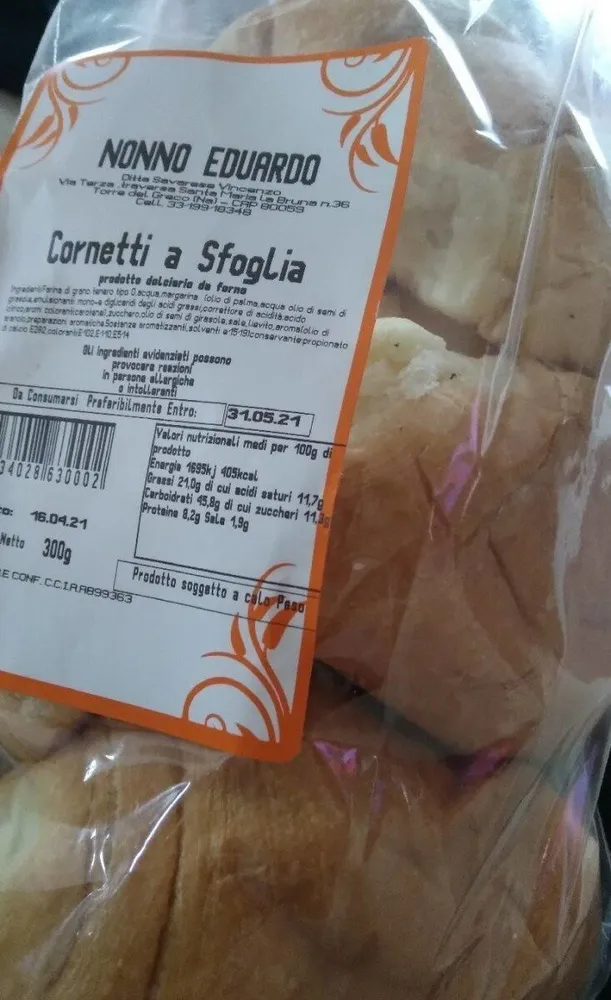 Cornetti a sfoglia