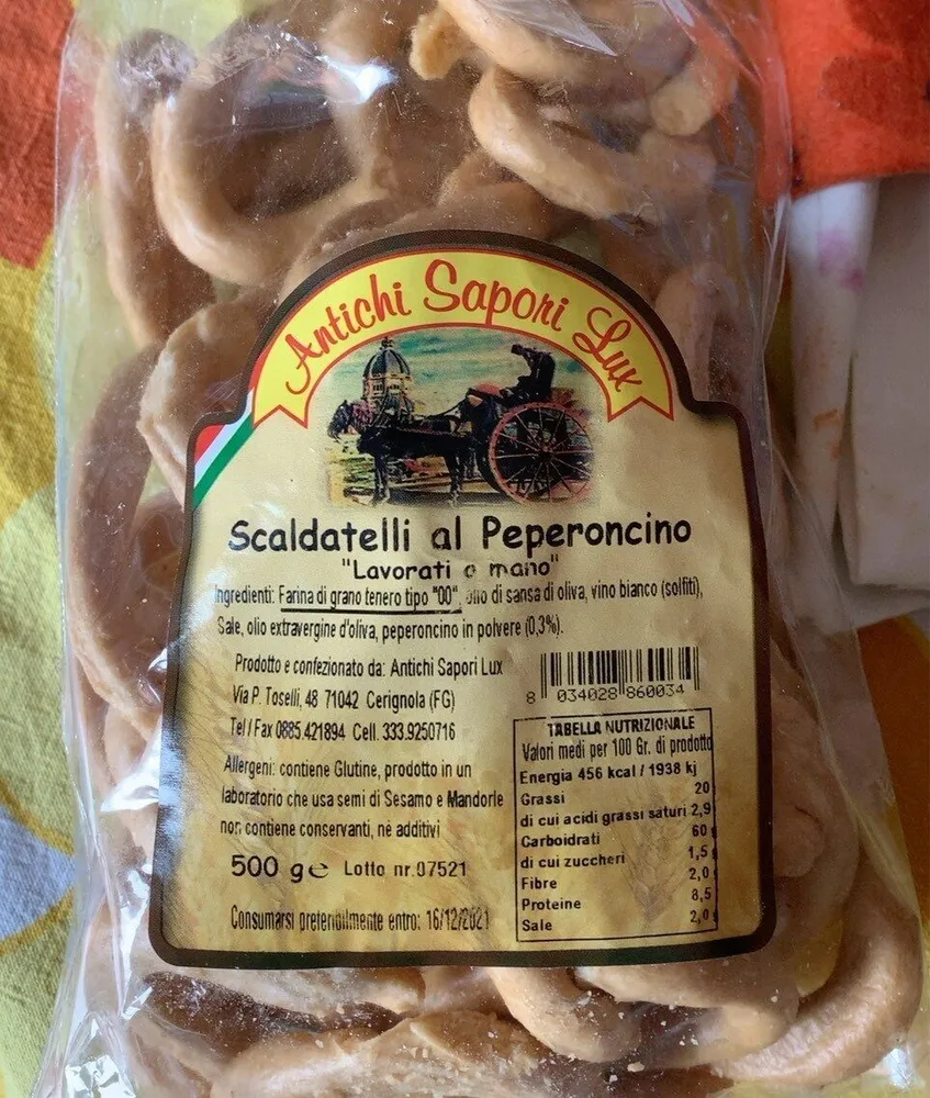 Scaldatelli al peperoncino