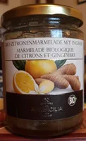 Marmelade biologique de citrons et gingembre