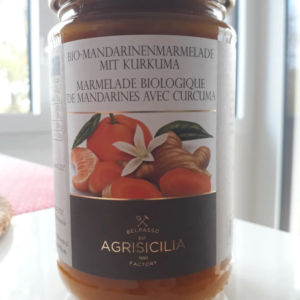 Mandarine Mit Kurkuma Marmelade