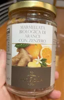 Marmellata biologica di arance con zenzero