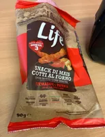 Snack di mais cotti al forno