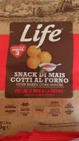 Snack di mais cotti al forno