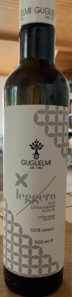 Leggero olio extra virgine di olivia