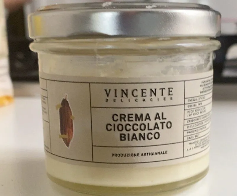 Crema al cioccolato bianco