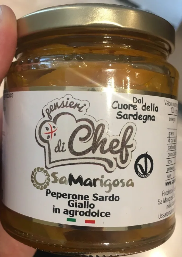 Poivrons jaunes aigre doux