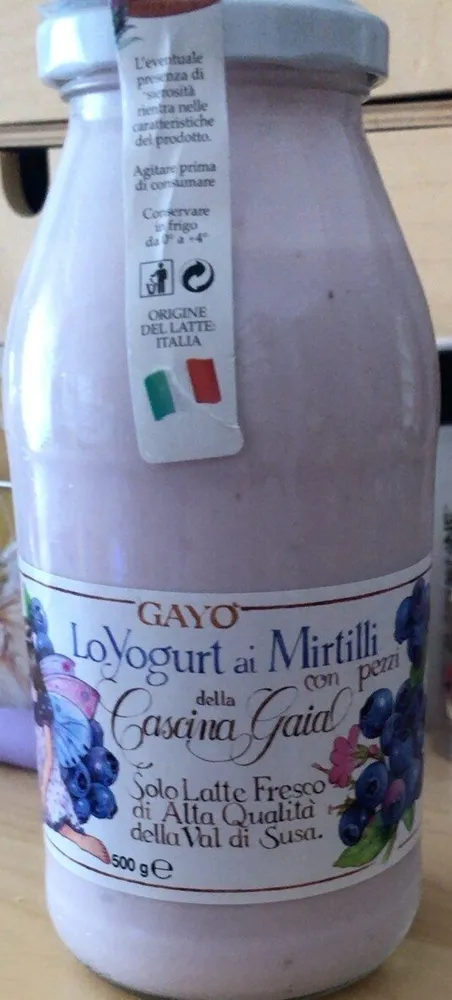 Yogurt ai mirtilli