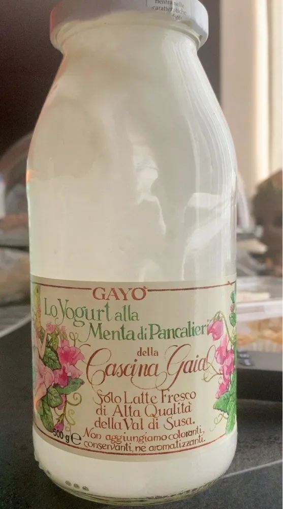 Lo yogurt alla menta di Pancalieri