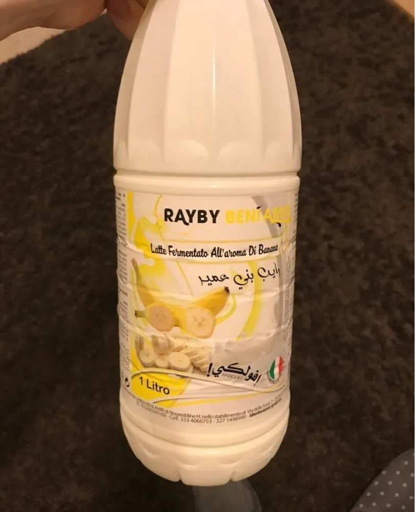 Lait fermenté à la banane