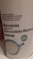 Bevanda al sapore di cioccolato bianco