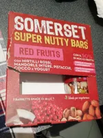 Super nutty bars red fruits