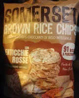 Brown rice chips