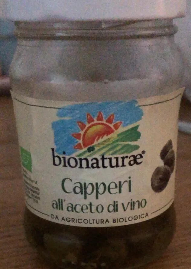 Capperi all’aceto di vino