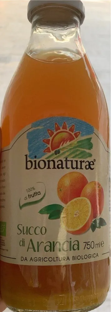 Succo di arancia