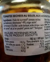 Tomates séchées à l'huile de tournesol