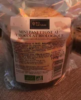Mini panettone au chocolat biologique