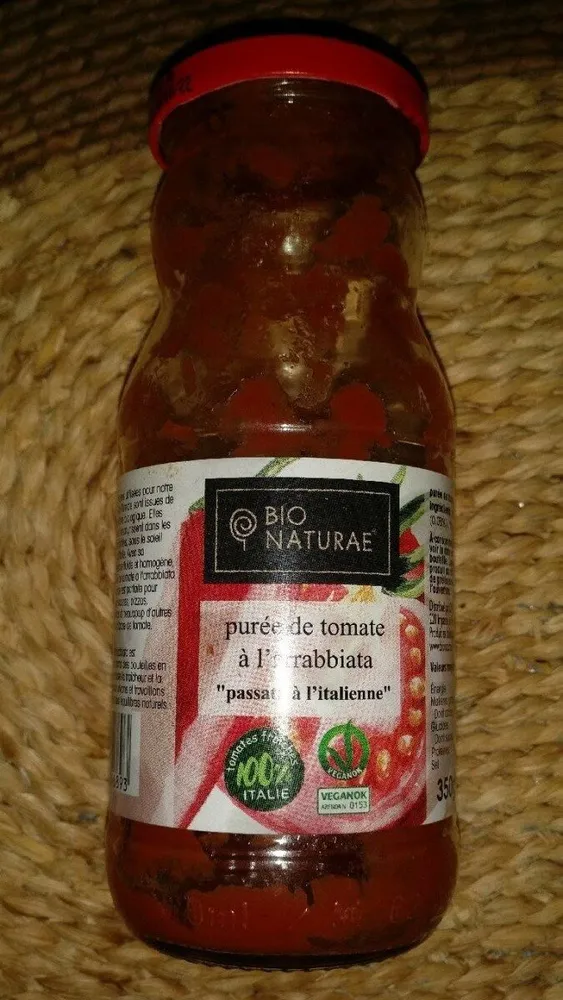 Purée de tomates à l arrabbiata