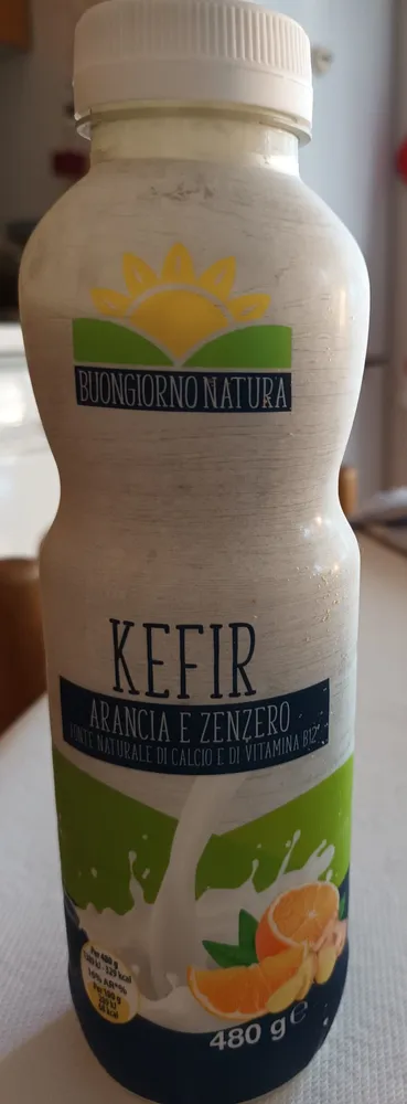 Kefir arancia e zenzero