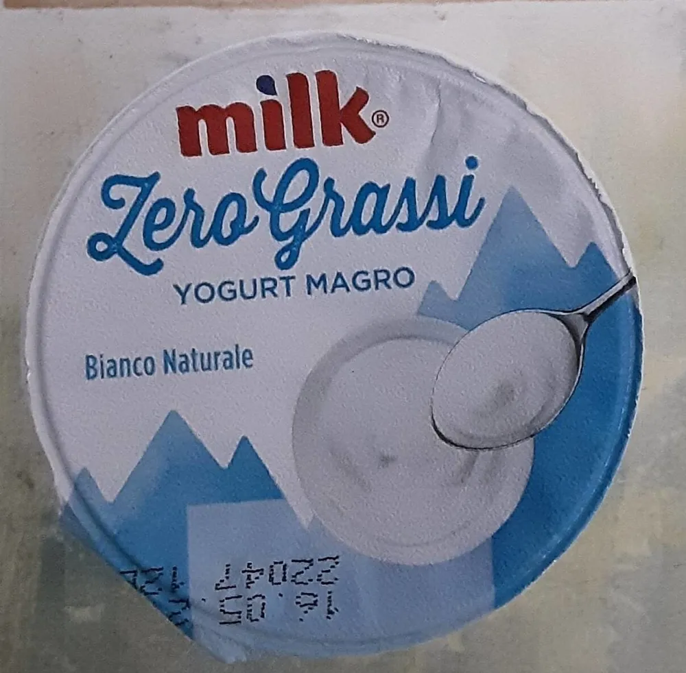 Yogurt magro bianco naturale zero grassi