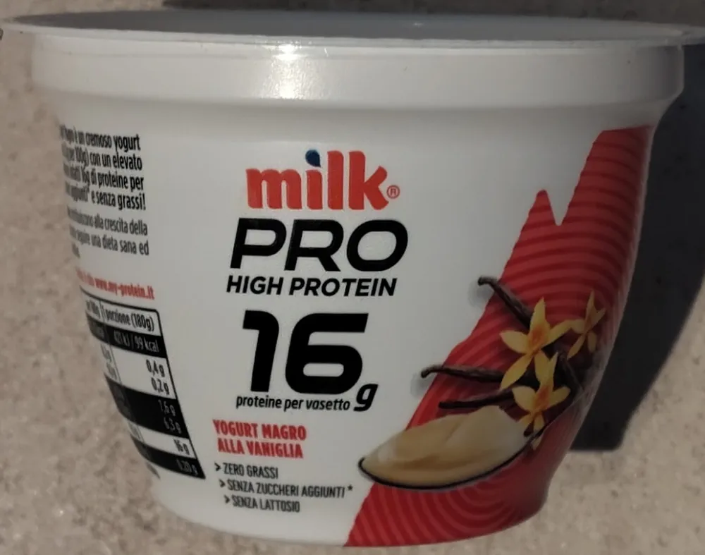 Yogurt magro alla vaniglia pro High protein