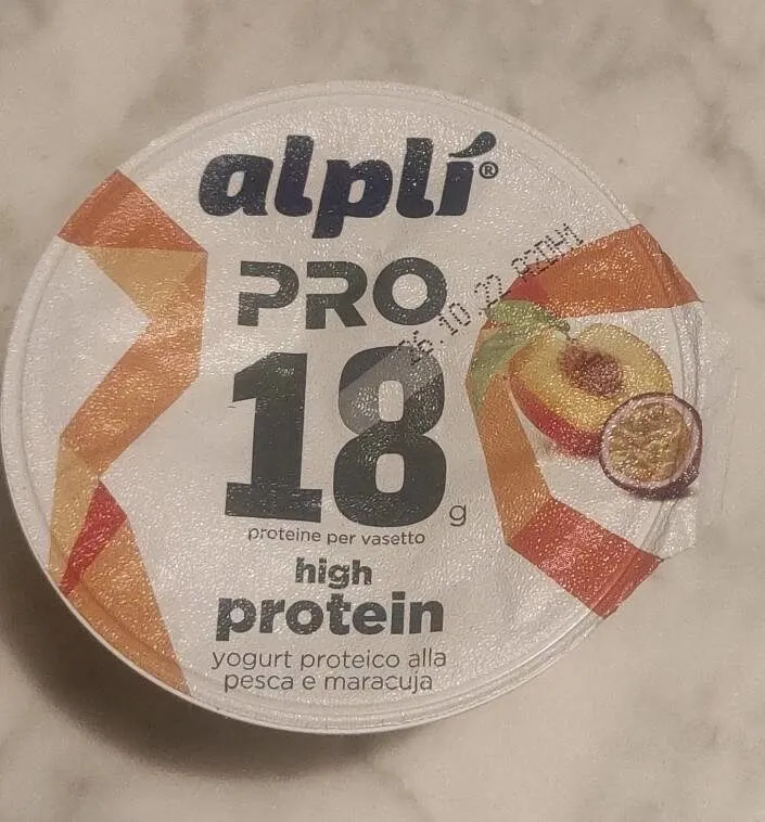 High protein Yogurt pesca e Maracuia