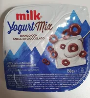 YogurtMix bianco con anelli di cioccolato