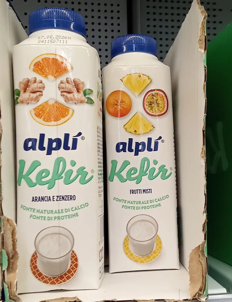 latte di Kefir frutta