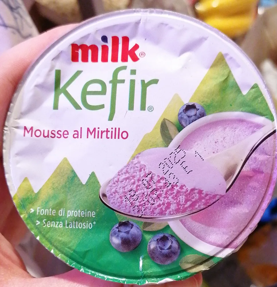Kefir mousse al mirtillo