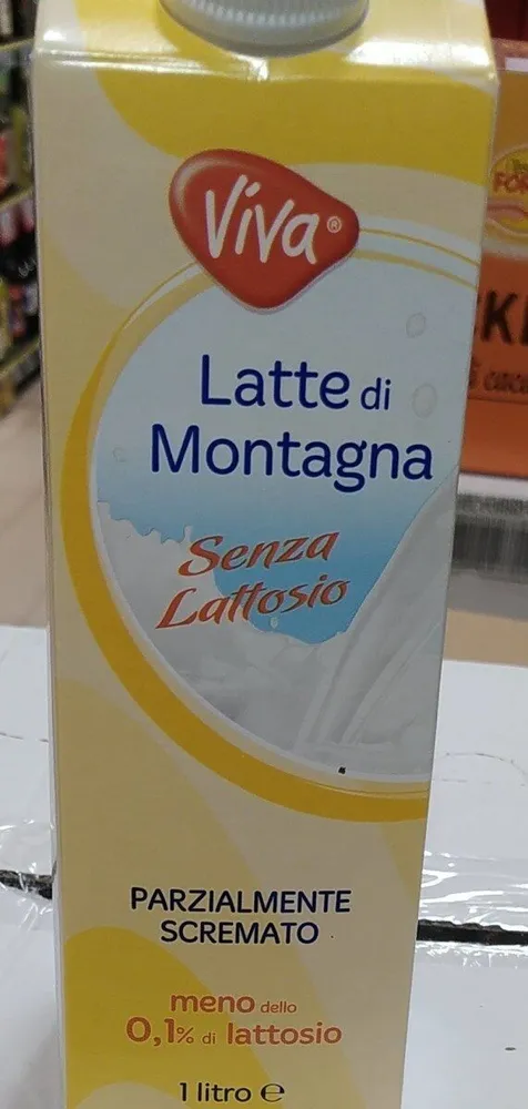 Latte senza lattosio viva