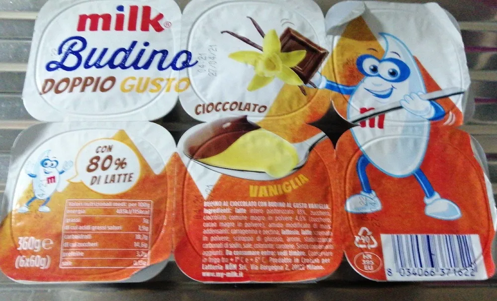 Budino doppio gusto