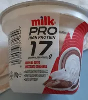 Milk Pro crema dessert cioccolato e panna