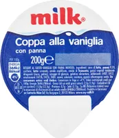 Coppa alla vaniglia con panna