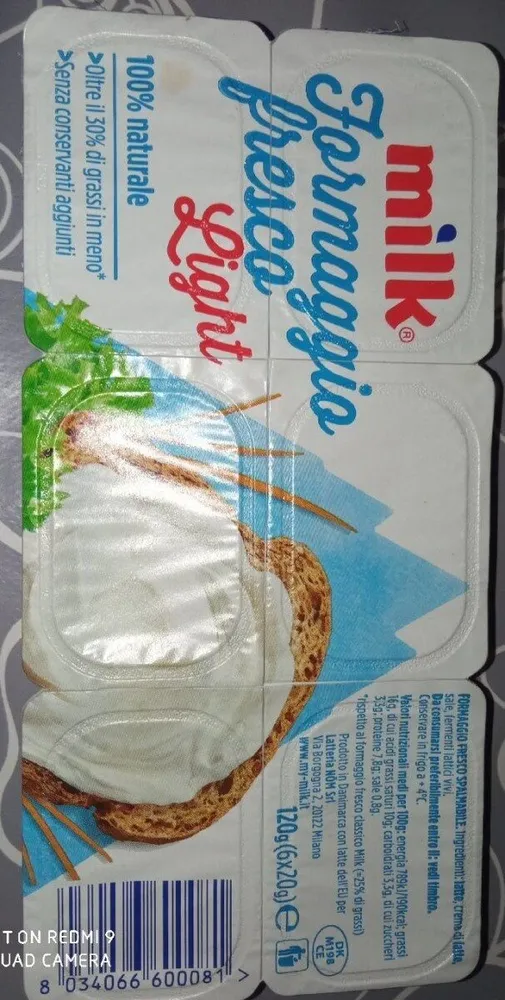Formaggio fresco light