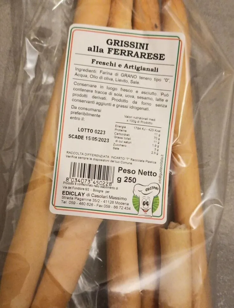 Grissini alla ferrarese