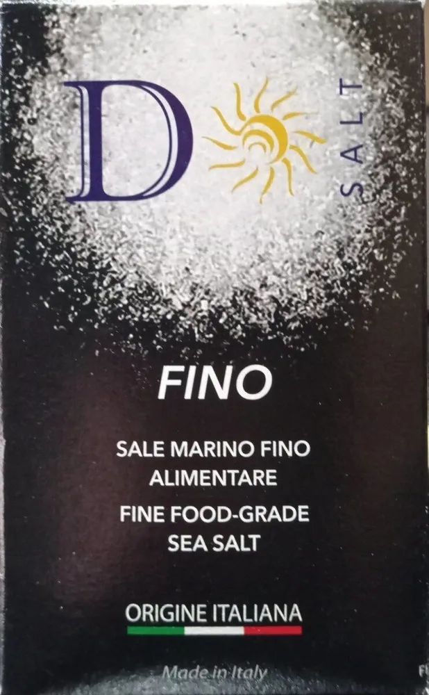 Sale marino fino alimentare
