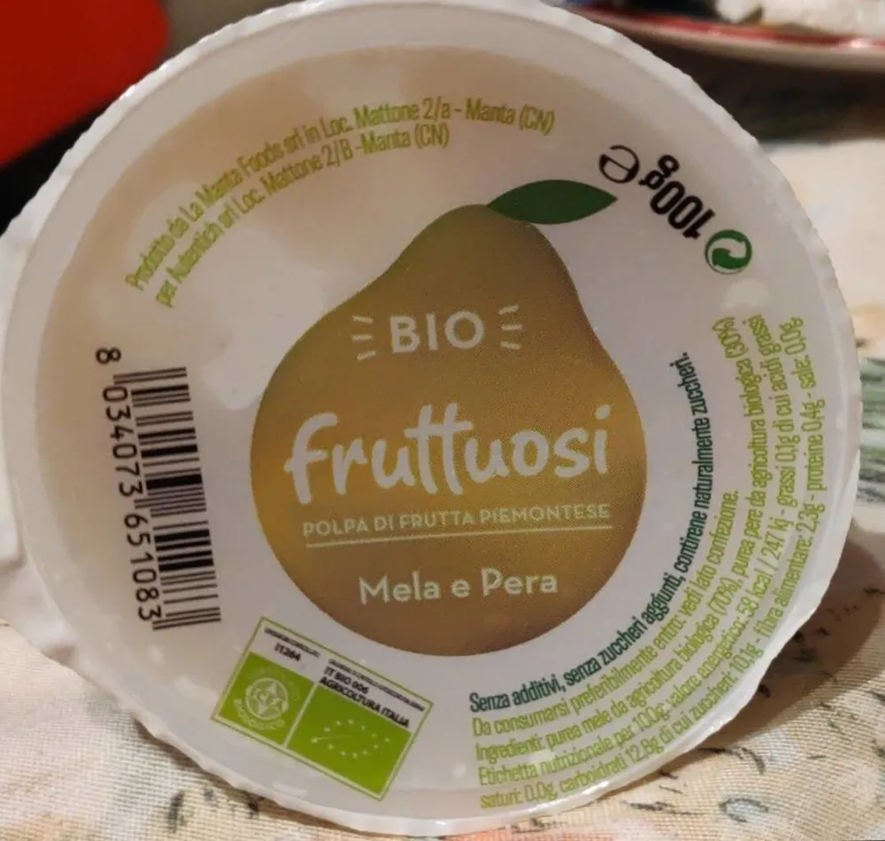 Polpa di frutta piemontese