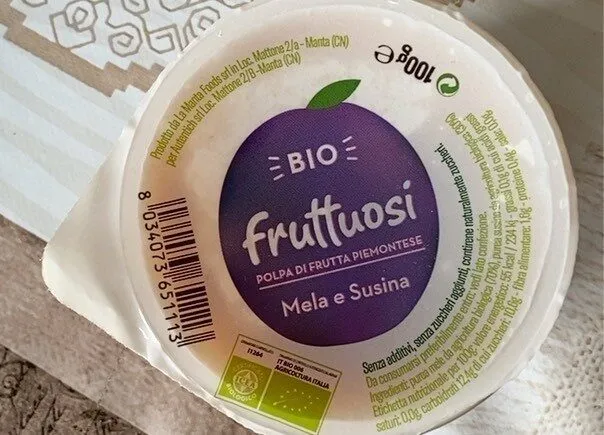Polpa di mela e susina