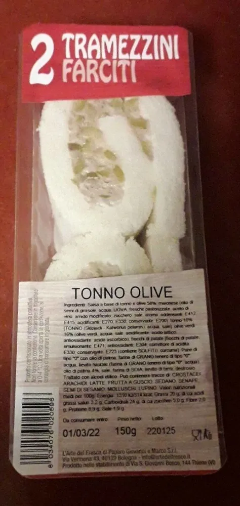 Tramezzini farciti