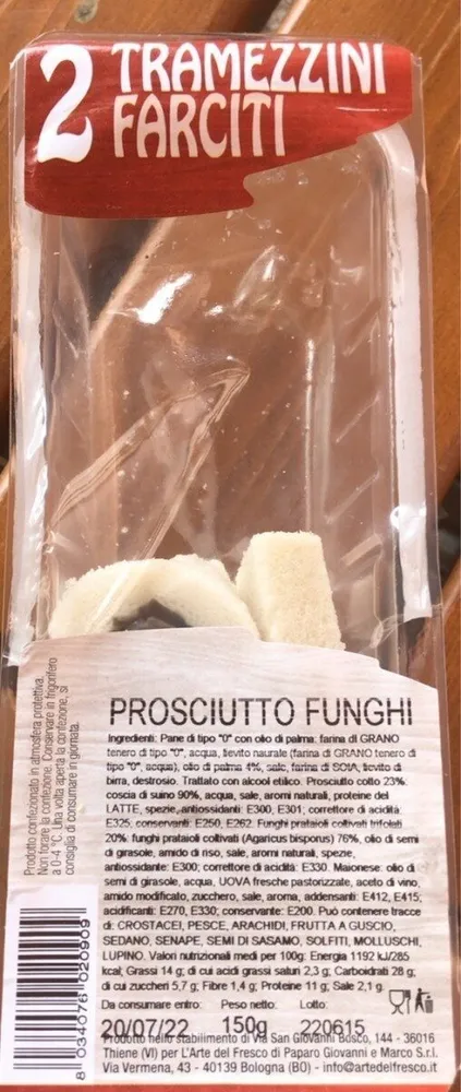 Tramezzini farciti