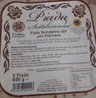 Piadina sottilissima
