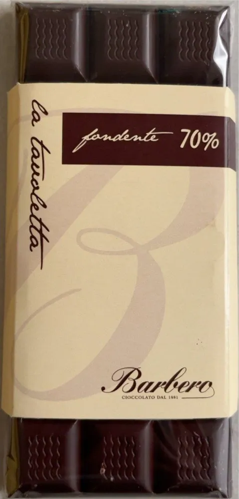 la tavoletta fondente 70%