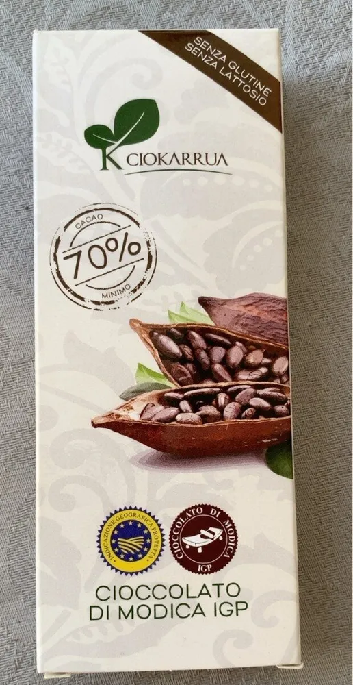 Cioccolato di Modica 70% cacao
