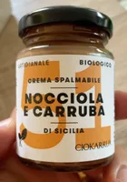 Crema spalmabile nocciola e carruba