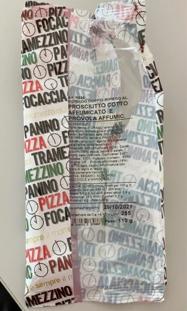 Prosciutto cotto affumicato e provola affumic.