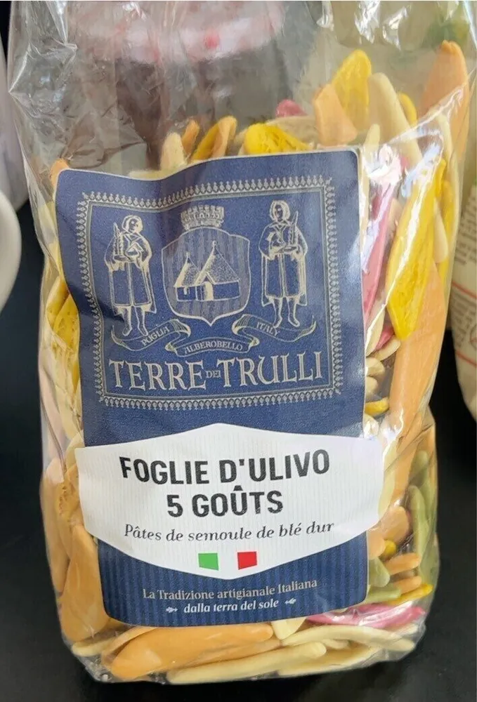 Foglie d'ulivo 5 goûts