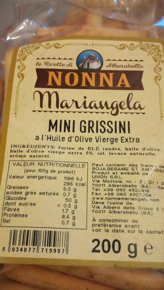 Mini grissini