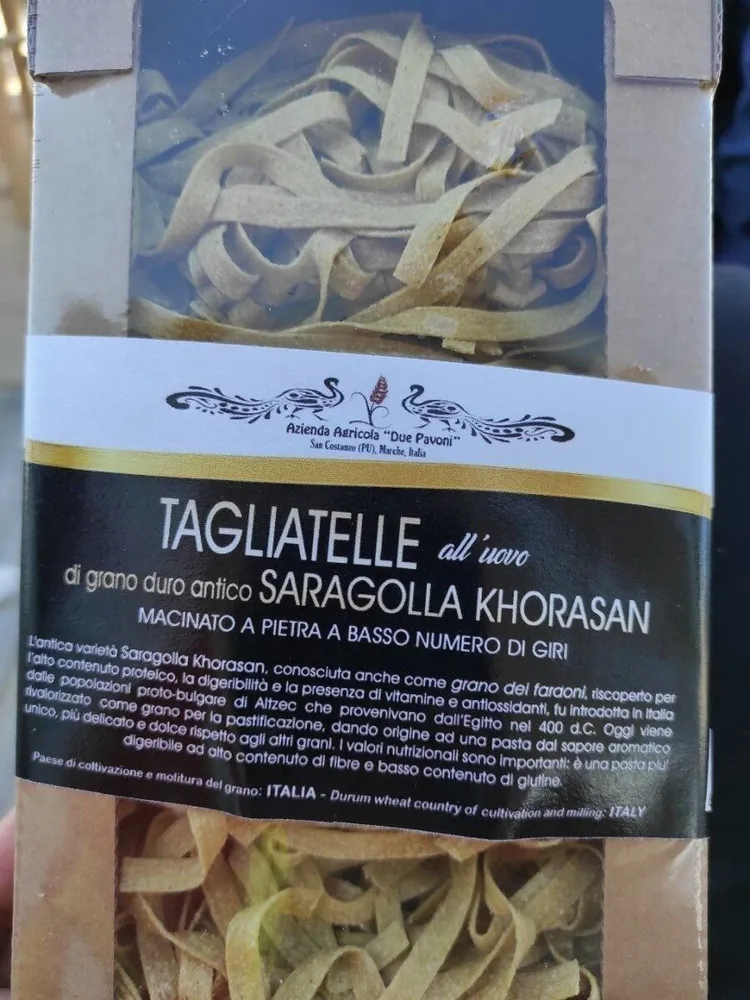 Tagliatelle all'uovo di grano duro antico SARAGOLLA KHORASAN