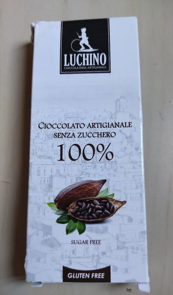 Cioccolato artigianale senza zucchero 100%