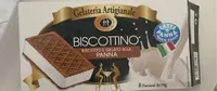 Biscottino e gelato alla panna