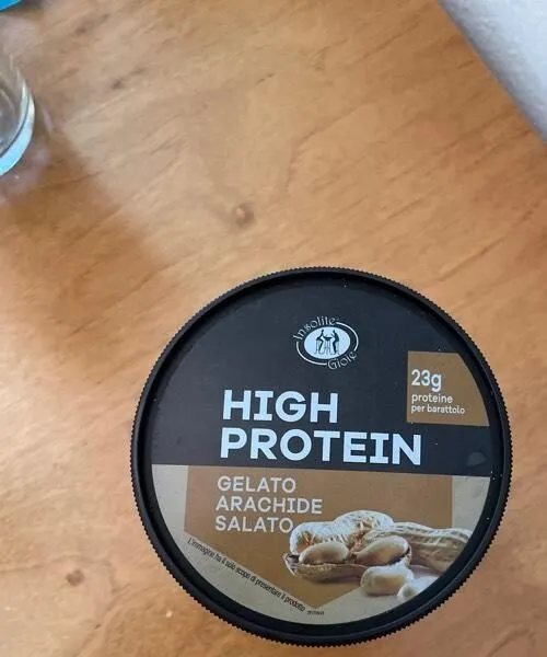 High protein gelato arachide salato